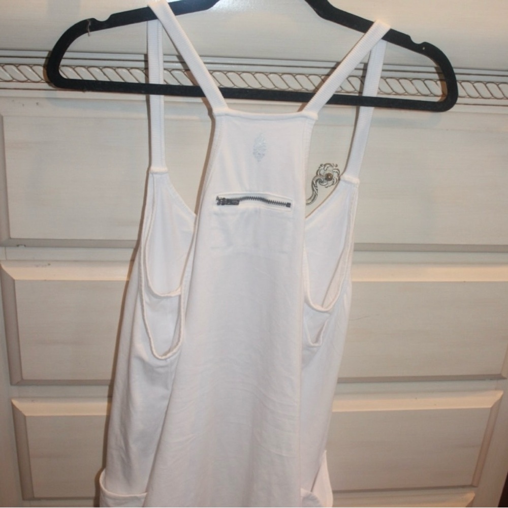 Free People "Hot Shot" Mini Dress Romper -
White (Size Small) FP Movement NWOT - Picture 4 of 8